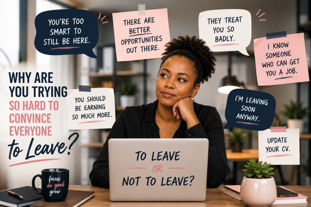 Why Are You Trying So Hard to Convince Everyone to Leave?
