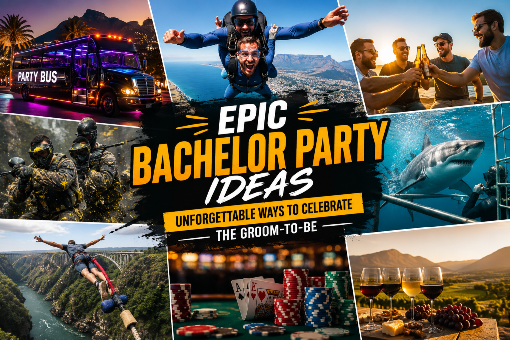 Epic Bachelor Party Ideas in South Africa (2026 Edition): Unforgettable Ways to Celebrate the Groom-to-Be