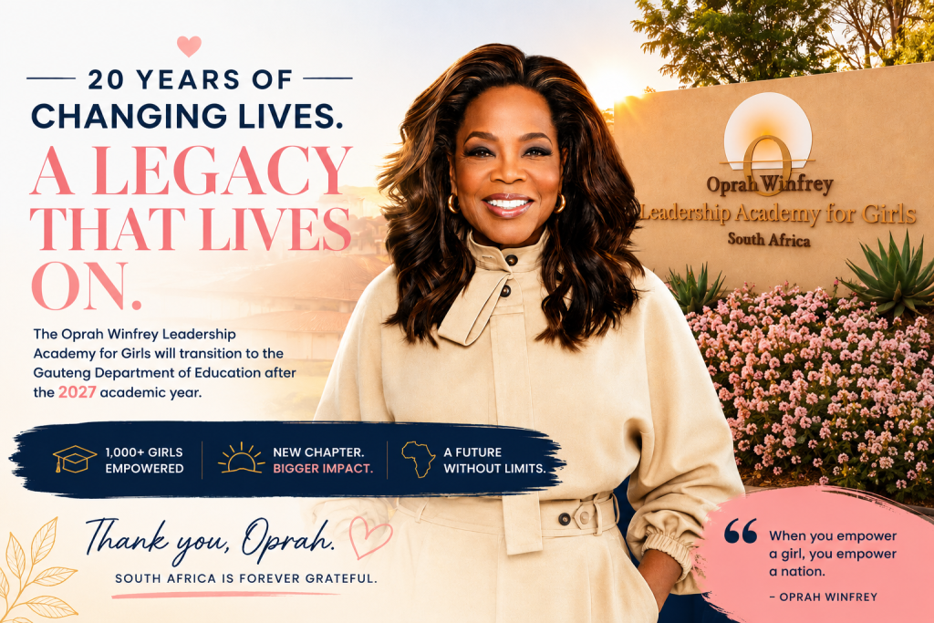 The End of an Era: Oprah’s South African Girls’ Academy Has Finished Its Mission